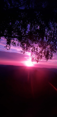 Wanderung Sonnenuntergang an der Hirtzeck-Aussicht, 
05. September 2021